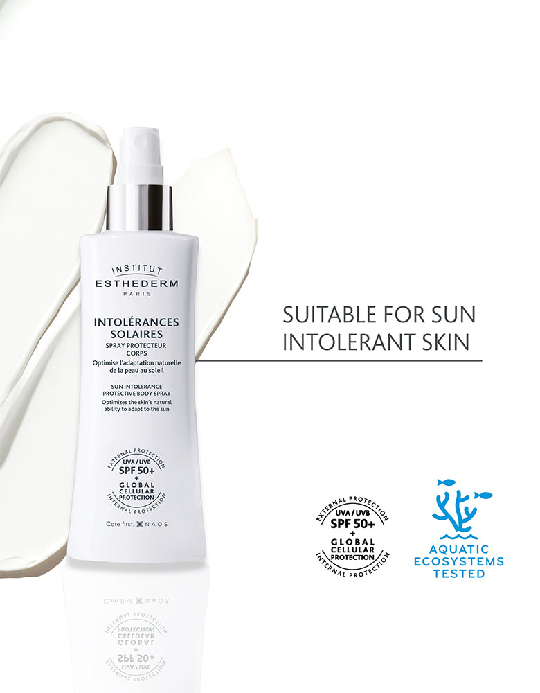 Institut Esthederm Sun Intolerance SPF50+ Protective Body Spray Sun Cream for Sun Allergy Skin 150ml