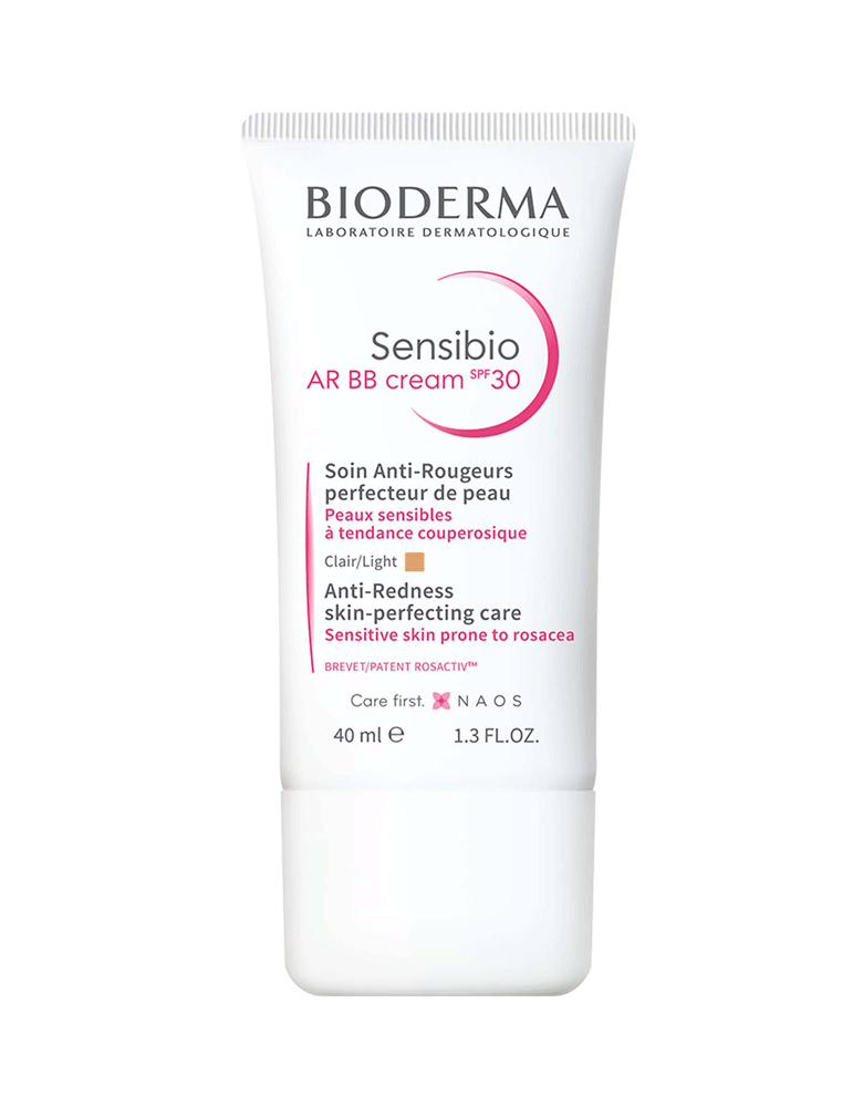 Bioderma Sensibio Anti-Redness BB Cream for Sensitive Skin Prone to Rosacea with SPF30 and Golden Tint 40ML
