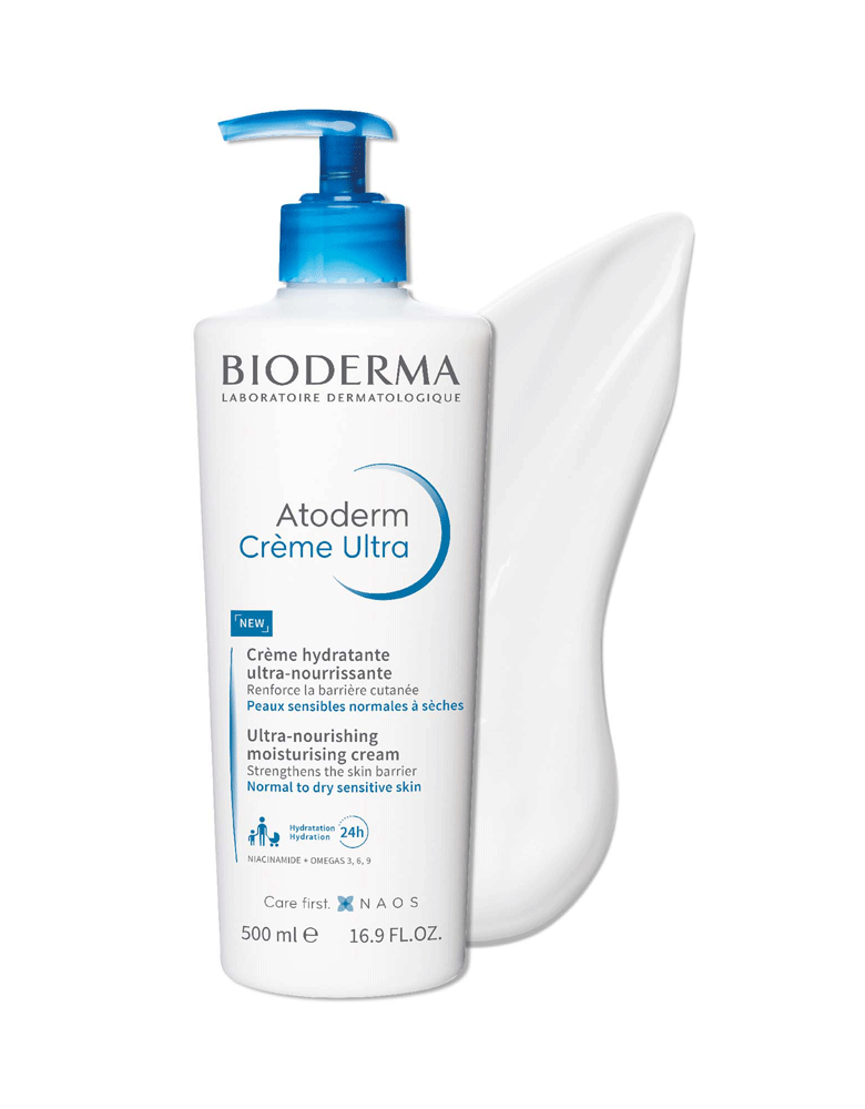 Bioderma Atoderm Cream Ultra Moisturiser for Dry Skin 500Ml