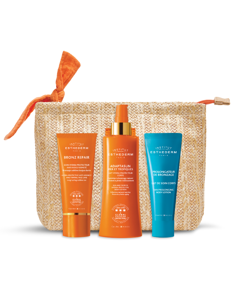 Institut Esthederm Bronz Repair, Adaptasun Body Lotion & After Sun UVA/UVB GOLDEN GLOW SUNCARE ROUTINE